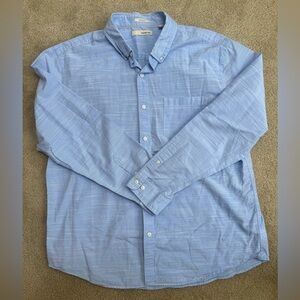 Men's Hawker Rye 100% cotton Light Blue Button-Down Shirt